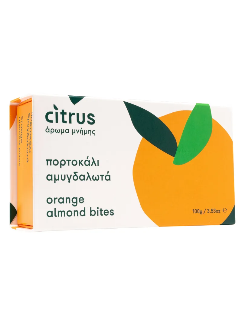 Παραδοσιακό αμυγδαλωτό πορτοκάλι, Χίου "Citrus" 100g>