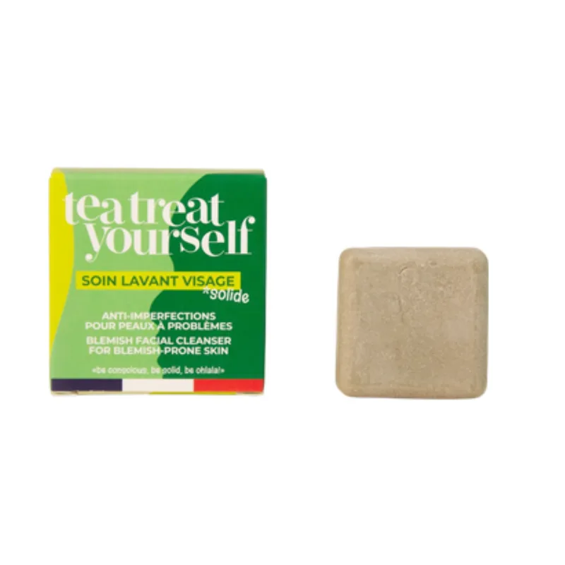Lamazuna Tea Treat Solid Face Cleanser, 28 ml