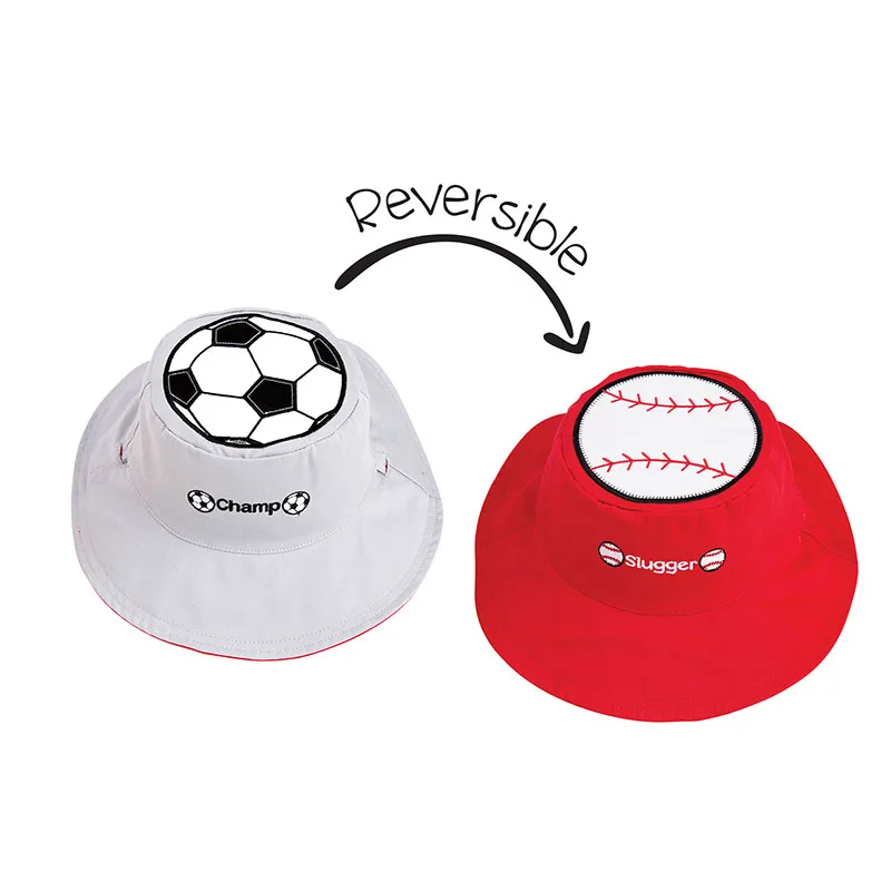 Καπέλο Διπλής Όψης UPF50 6-24μηνών Sports FlapJackKids LUV0131S (Μέγεθος: 6-24 Μηνών) - FlapJackKids - LUV0131S