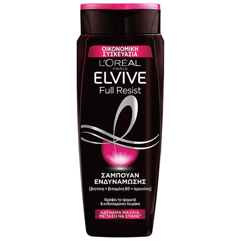 L'Oreal Paris Elvive Full Resist Shampoo Θρεπτικό Σαμπουάν για Αδύναμα Μαλλιά με Τάση να Σπάνε 700ml