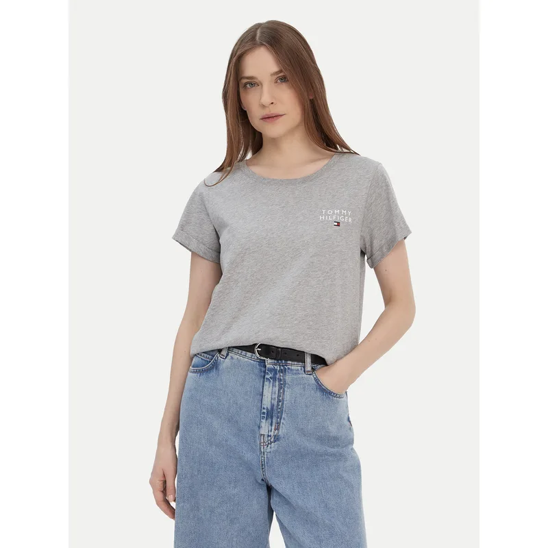 Tommy Hilfiger T-Shirt UW0UW04525 Γκρι Regular Fit
