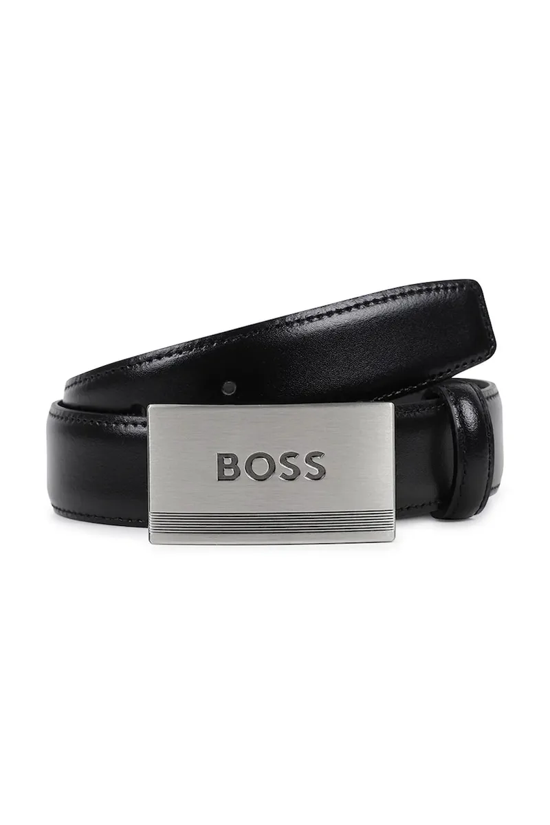 BOSS ζώνη παιδική δερμάτινη