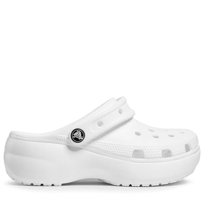 Παντόφλες Crocs Classic Platform Clog W 206750 Λευκό