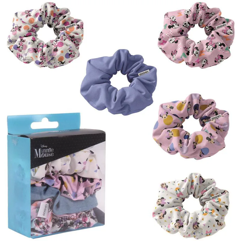 Disney Minnie Scrunchies λαστιχάκι για τα μαλλιά για παιδιά 5 τμχ