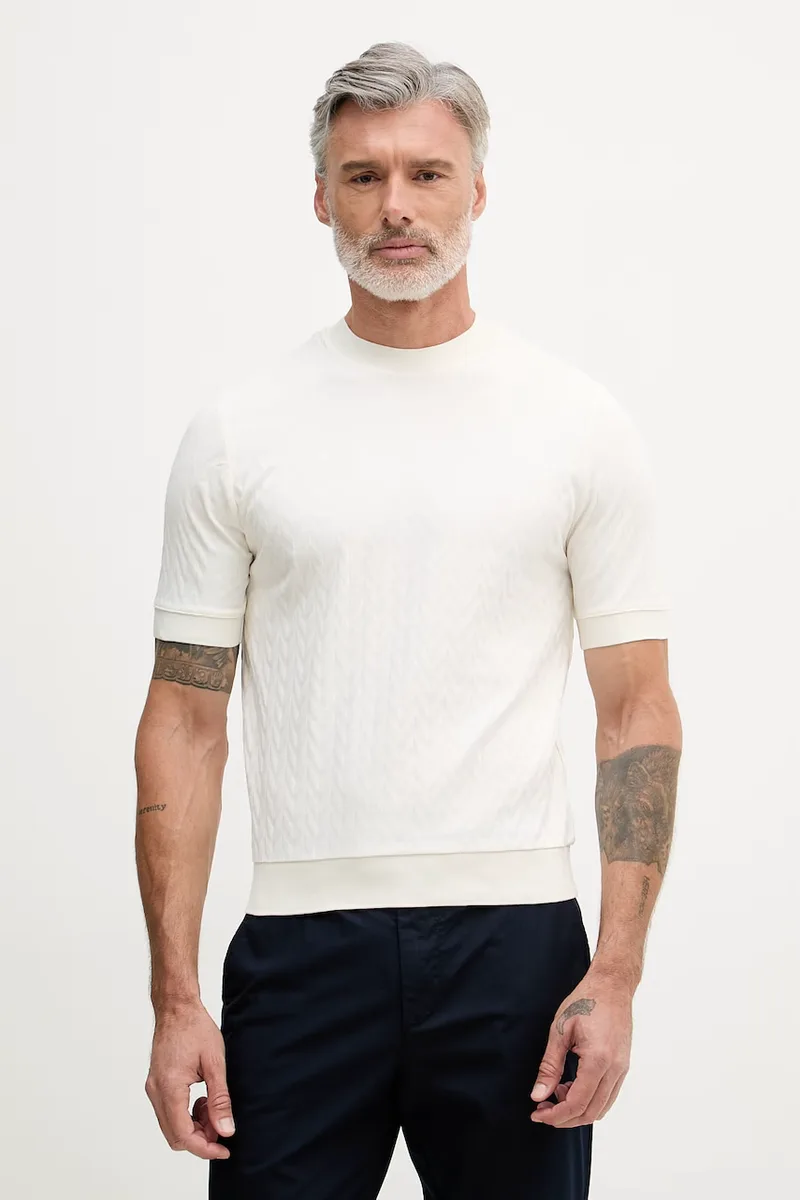 United Colors of Benetton t-shirt ανδρικό από βαμβάκι με ελαστάν