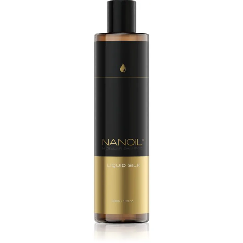 Nanoil Liquid Silk μικυλλιακό σαμπουάν Για λάμψη και απαλότητα μαλλιών 300 ml