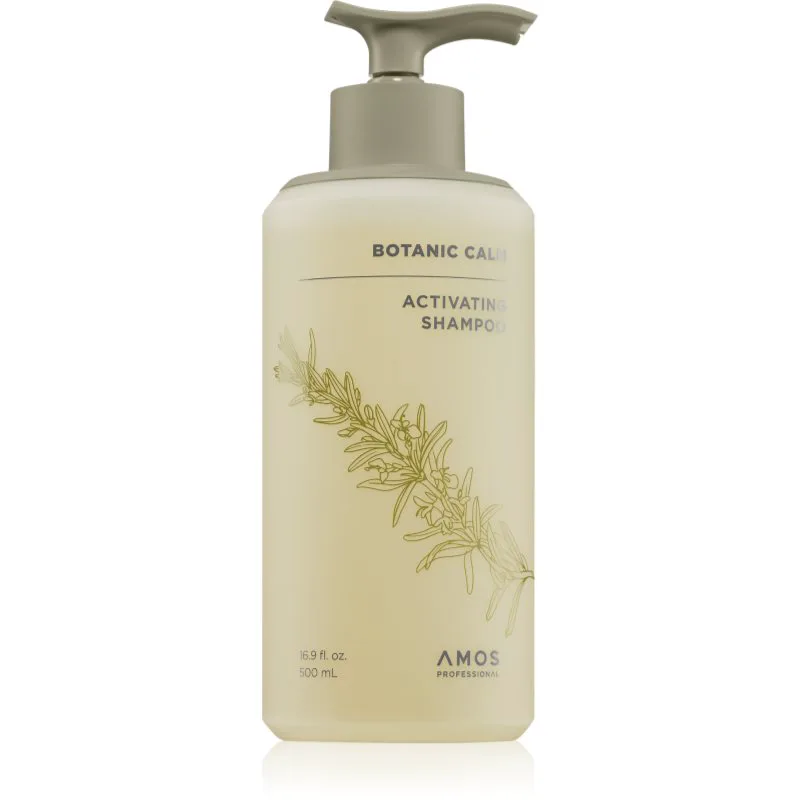 AMOS PROFESSIONAL Botanic Calm Activating Shampoo δυναμωτικό σαμπουάν για την αντιμετώπιση της αραίωσης των μαλλιών 500 ml