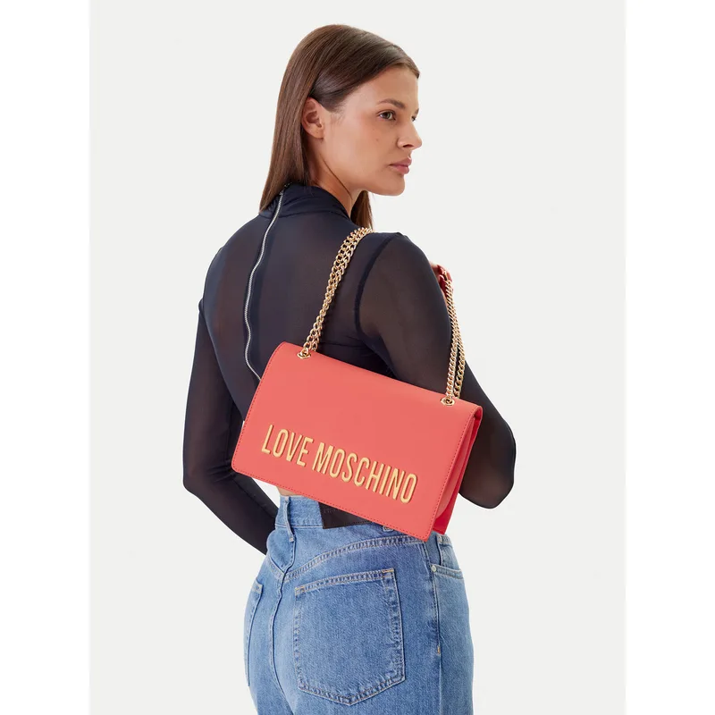 Τσάντα LOVE MOSCHINO JC4192PP1MKD0464 Κοραλλί