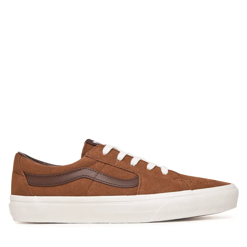 Πάνινα παπούτσια Vans Sk8-Low VN0009QRBRO1 Καφέ