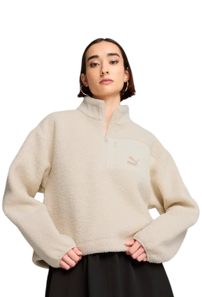 Μπλούζα Μακρυμάνικη Puma Classics Winterized Half-Zip 626796-87 Γυναικείο
