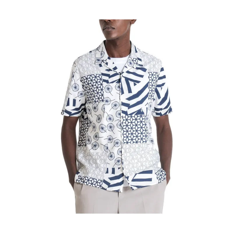 Πουκάμισο με μακριά μανίκια Antony Morato HONOLULU STRAIGHT FIT SHIRT MEN