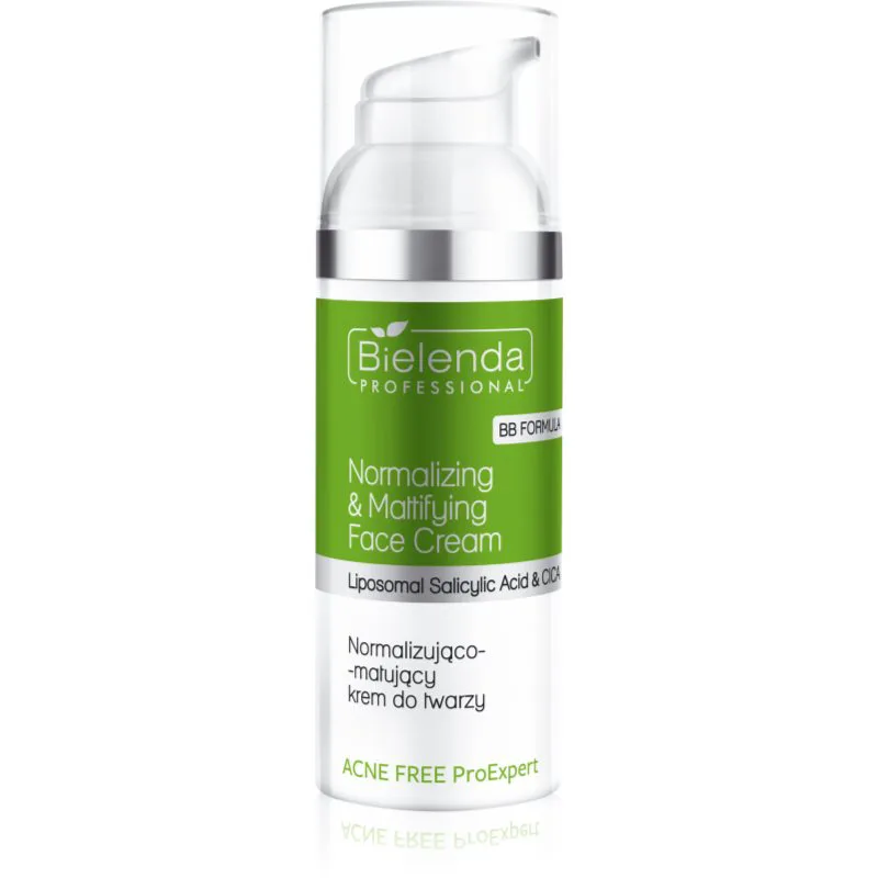 Bielenda Professional Acne Free ProExpert ομαλοποιητική κρέμα ματ για προβληματική επιδερμίδα 50 ml