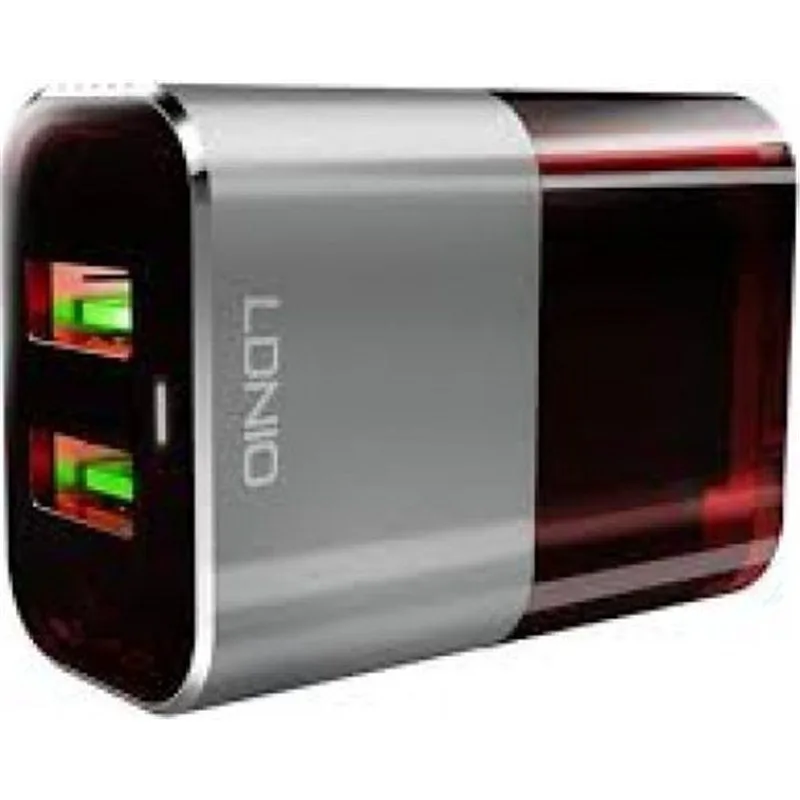 Ldnio Φορτιστής Χωρίς Καλώδιο με 2 Θύρες USB-A Μαύρος (A2206)