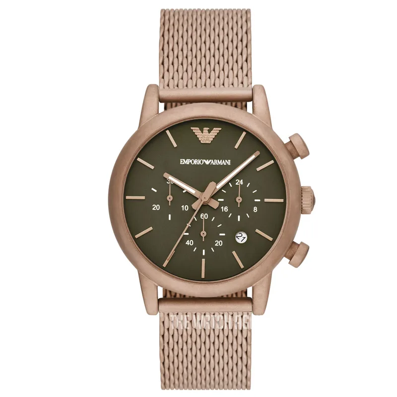 EMPORIO ARMANI Βeige Rose Stainless Steel Bracelet AR11428
