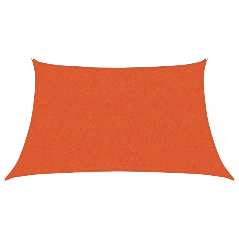 vidaXL Πανί Σκίασης 160 g/m² Τραπέζιο Πορτοκαλί 3/4 x 2 μ. HDPE