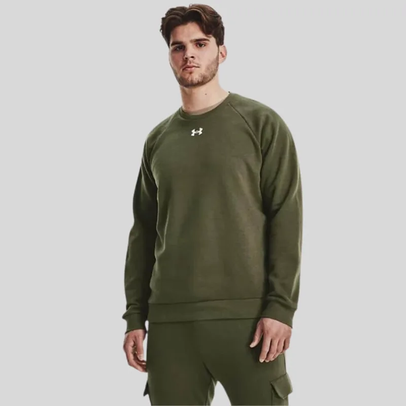 UNDER ARMOUR Rival Fleece Crew Ανδρικό Φούτερ (1379755-390)