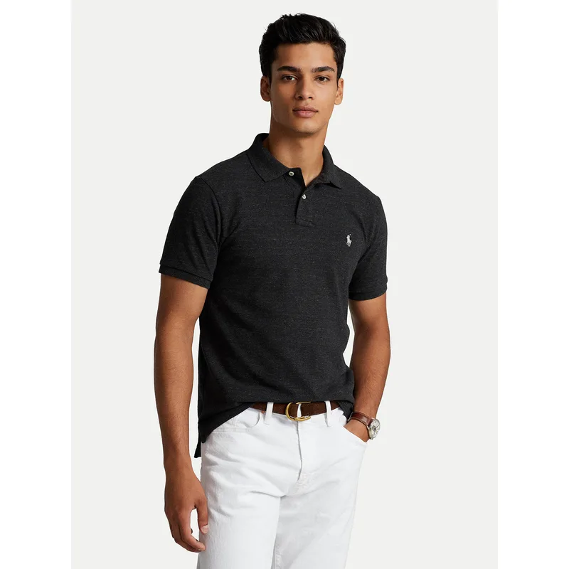 Polo Ralph Lauren Polo 710680784011 Μαύρο Custom Slim Fit