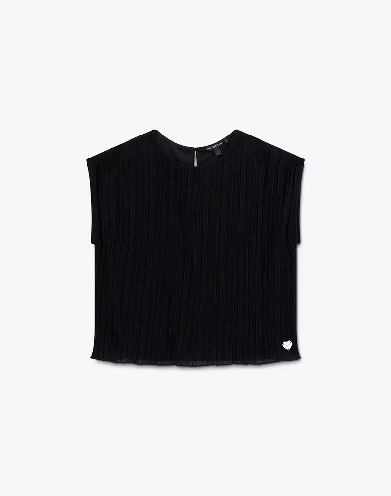 GUESS KNIT SS SHIRT_CEREMONY ΠΟΥΚΑΜΙΣΟ ΠΑΙΔΙΚΟ GIRL J6RH05KD580-F9P8 Black
