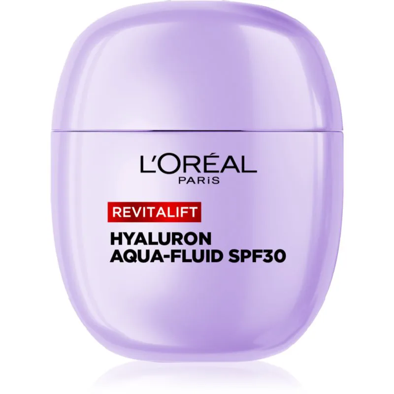 L’Oréal Paris Revitalift Hyaluron Aqua-Fluid ελαφρύ προστατευτικό υγρό SPF 30 40 ml