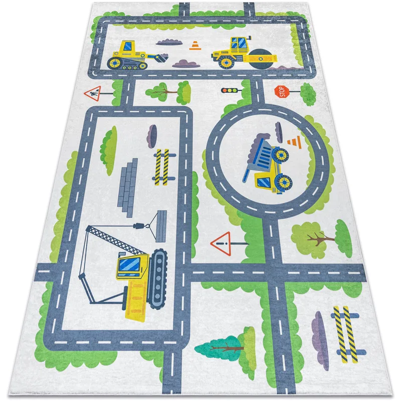 Χαλιά Rugsx BAMBINO 2338 Εκσκαφέας, δρόμοι πλ 200x290 cm