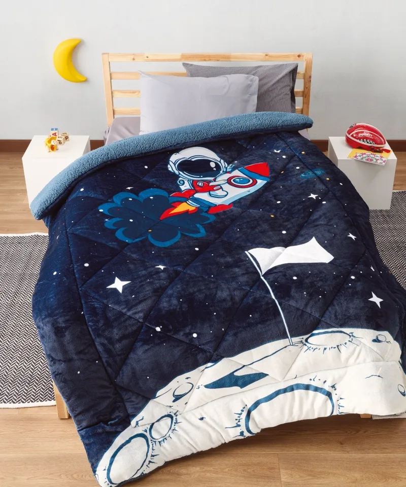 Παιδικό Κουβερτοπάπλωμα Μονό με Sherpa Kentia Sirius 160x220