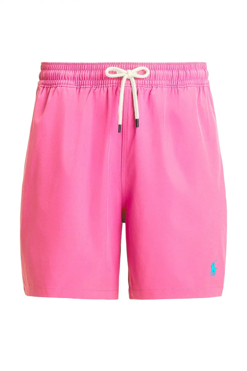 RALPH LAUREN ΜΑΓΙΩ M CLASSICS TRAVELER SHORT LOGO ΡΟΖ