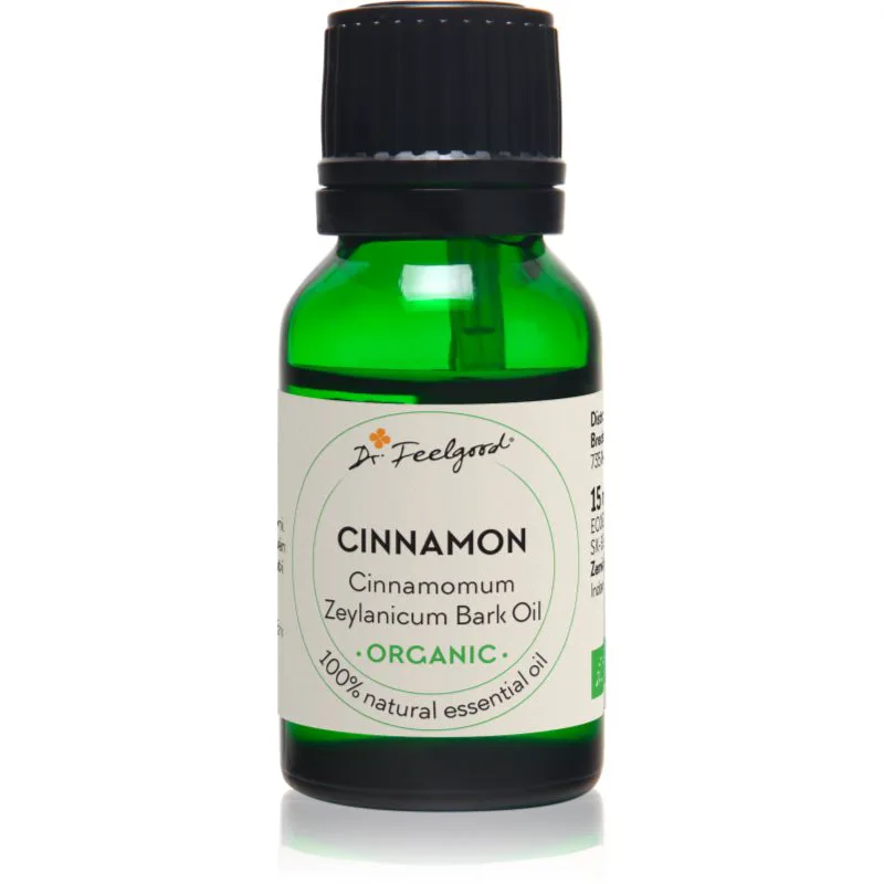 Dr. Feelgood Essential Oil Cinnamon αρωματικό αιθέριο έλαιο Cinnamon 15 ml