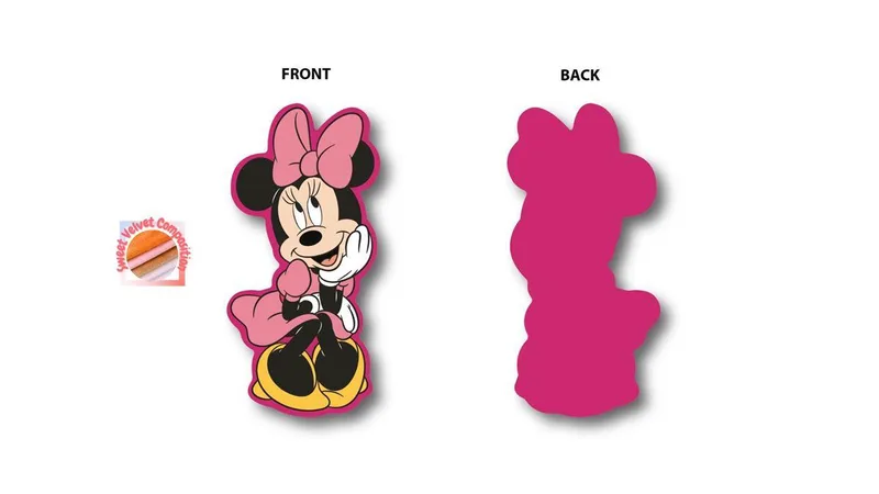 Διακοσμητικό Μαξιλάρι Μικρό Velboa 15εκ. Minnie 454 Fuchsia Disney Home (Χρώμα: Φούξια, Ύφασμα: Velboa) - DimCol - 54461702046