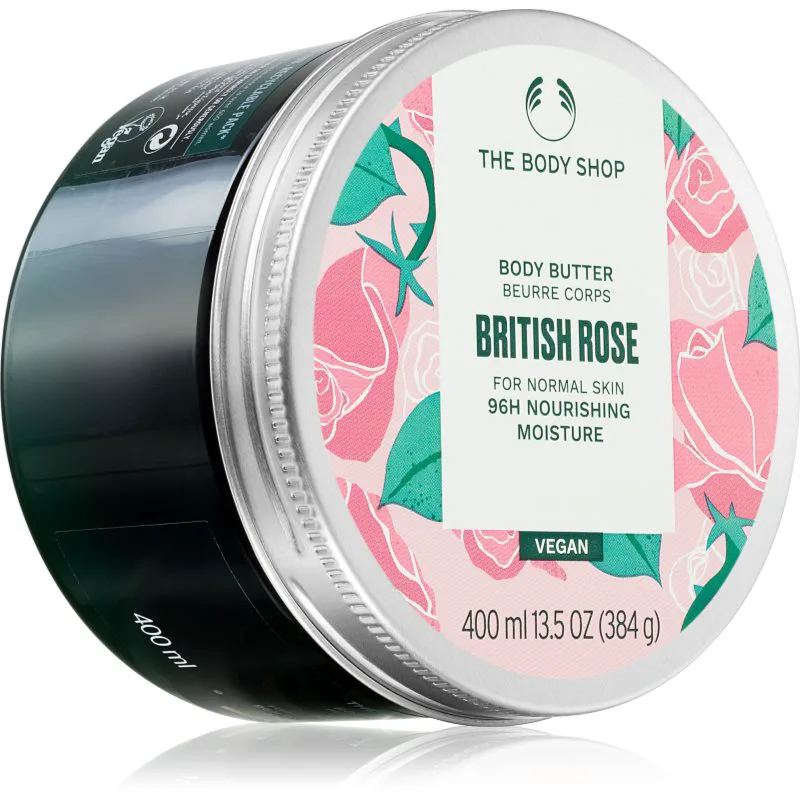 The Body Shop British Rose Body Butter βούτυρο σώματος με θρεπτικό αποτέλεσμα 400 ml