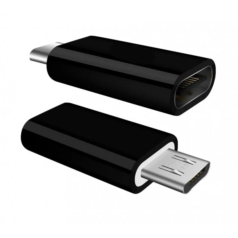 Αντάπτορας Type C θηλυκό σε Micro USB αρσενικό μαύρο