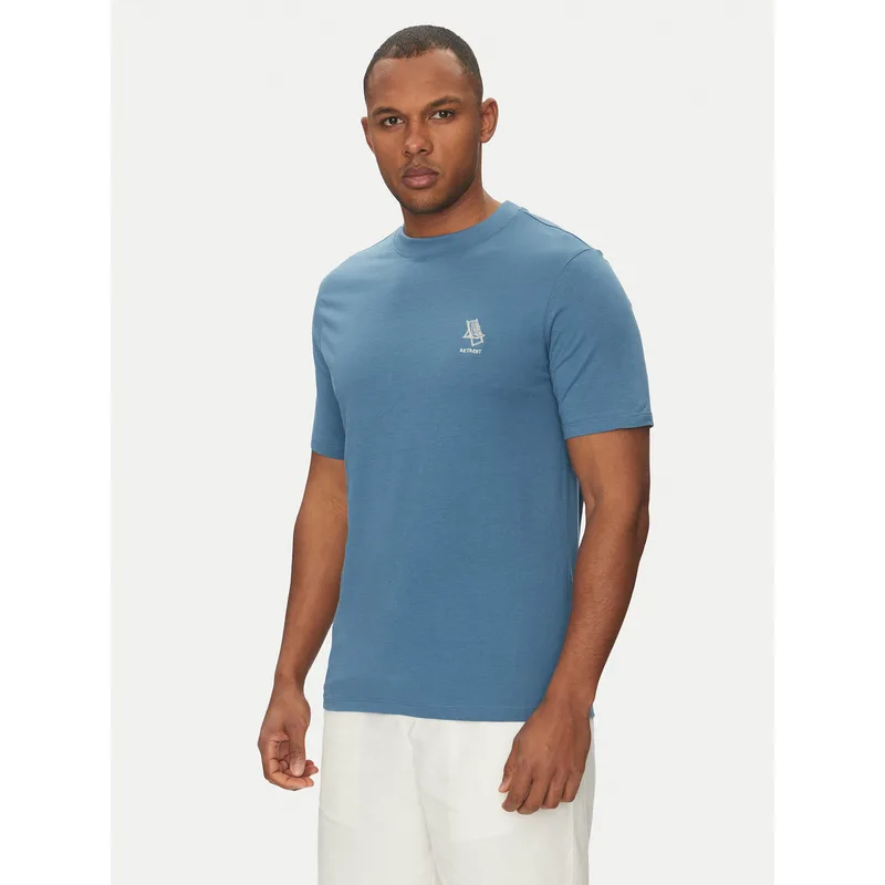 Blend T-Shirt 20718848 Τυρκουάζ Regular Fit