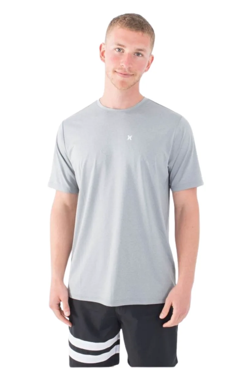 HURLEY Ανδρικό T-Shirt EVD HYBRID UPF - ΓΚΡΙ-MAT0000990-GREY