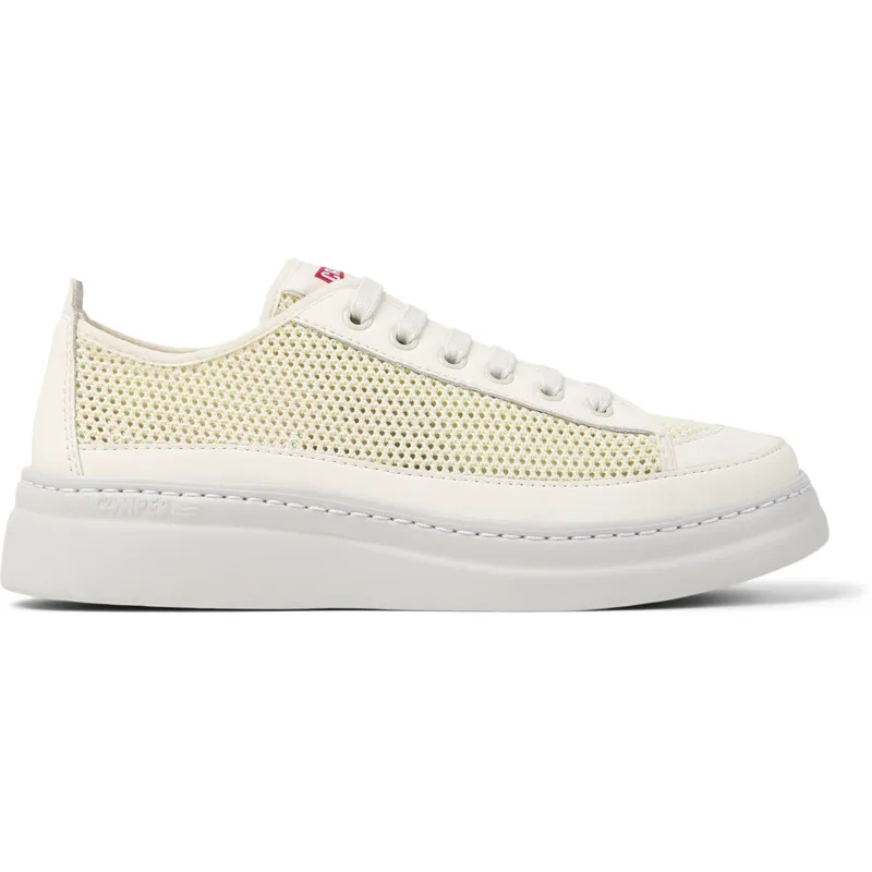 CAMPER Runner - Sneakers Για Γυναικεία - Λευκό, Μέγεθος 37, Cotton fabric/Smooth leather