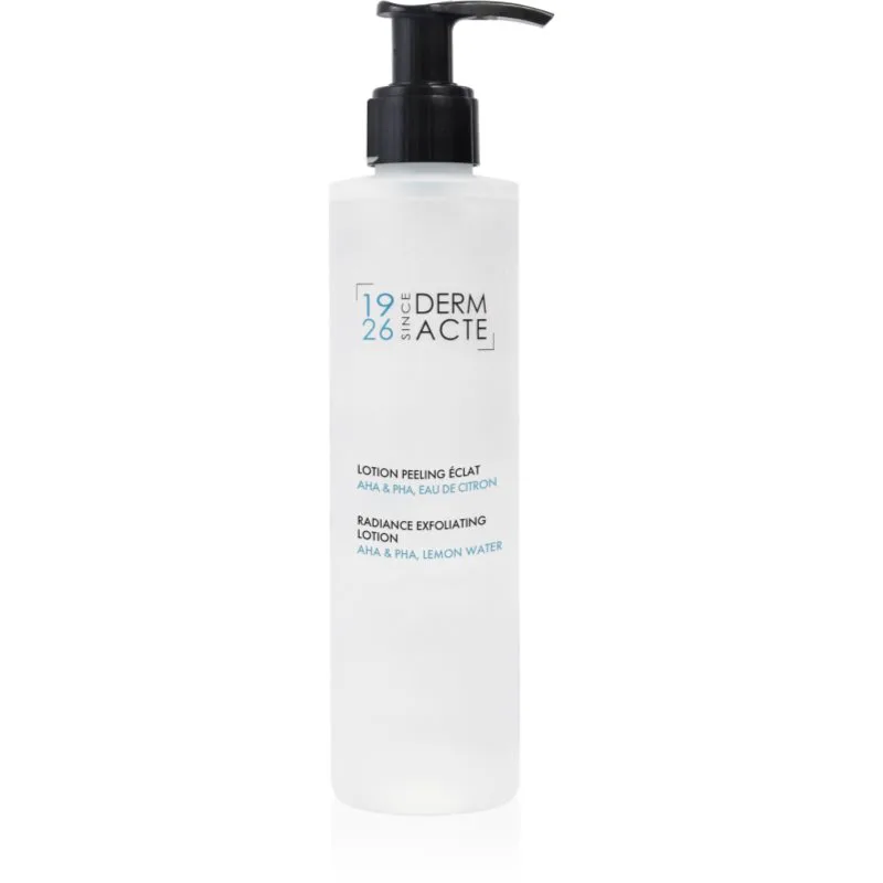 DermActe Exfoliate Radiance Exfoliating Lotion απαλό απολεπιστικό γάλα για λαμπρή επιδερμίδα 200 ml