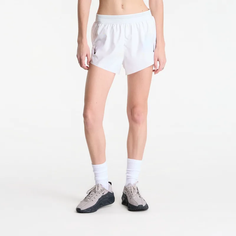 Σορτς Nike AeroSwift Women's Dri-FIT ADV Mid-Rise Brief-Lined 3" Running Shorts Off White/ White/ Black XS