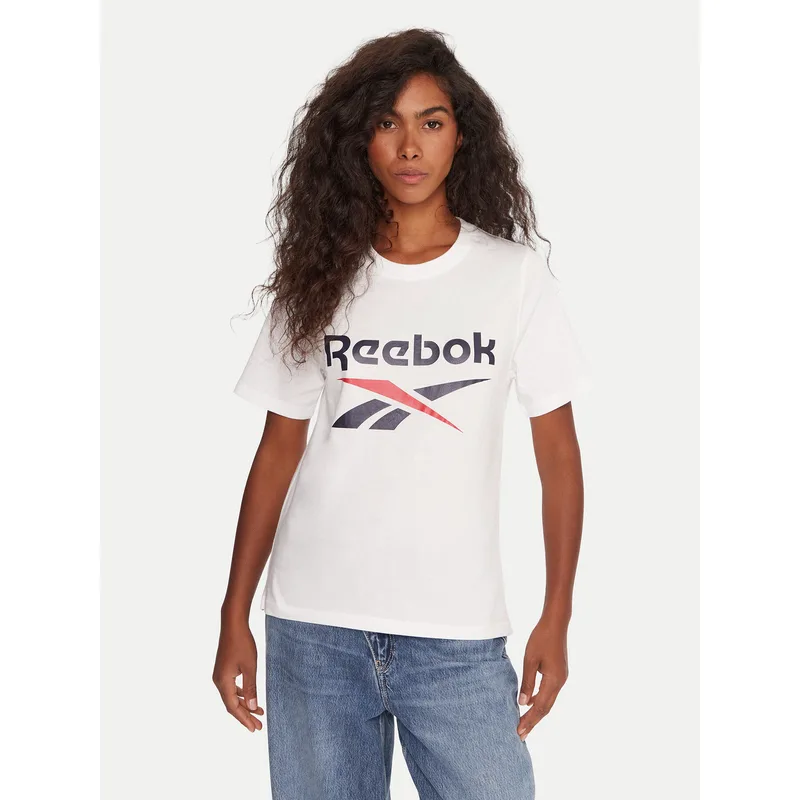 Reebok T-Shirt RK25173CCW Λευκό Regular Fit