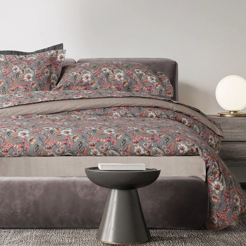Παπλωματοθήκη Υπέρδιπλη Σετ 220x240 Das Home Daily 3176 Grey