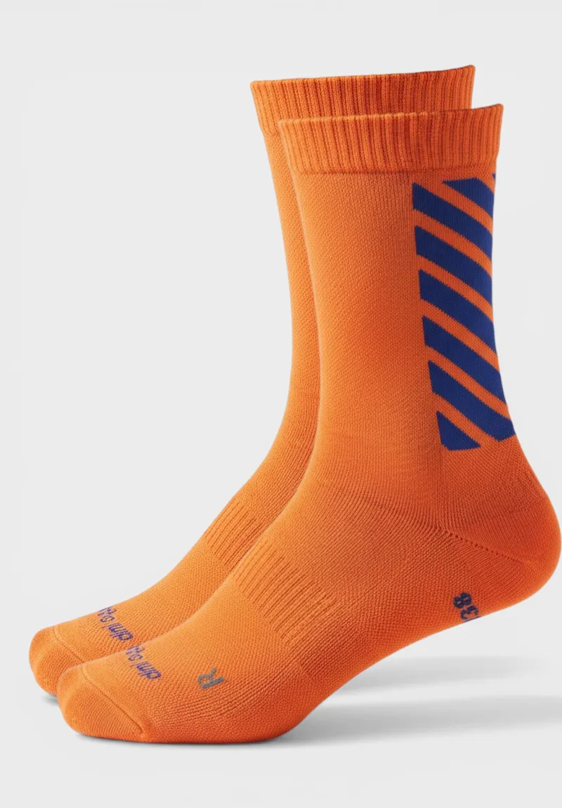 Αθλητικές Κάλτσες Unisex Dimi Socks Sport Anti-Bacterial Πορτοκαλί DS17005-5-Πορτοκαλί