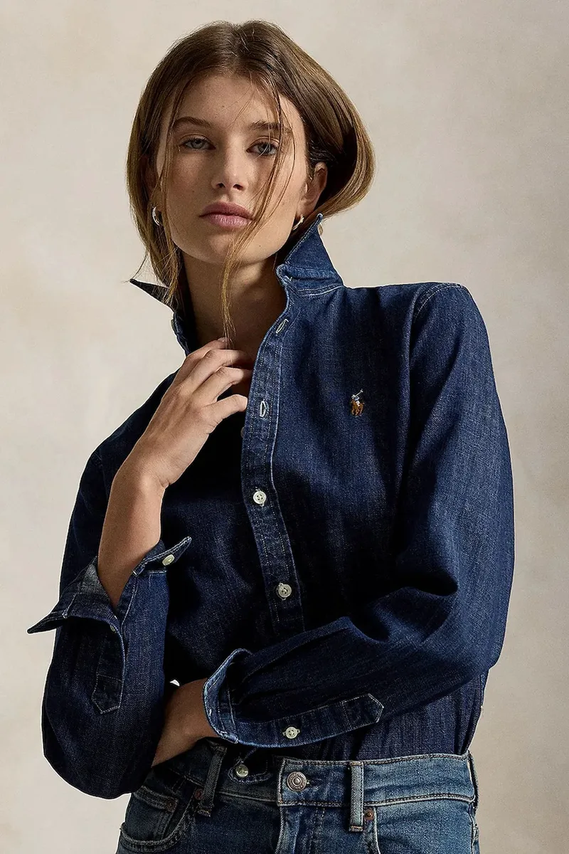 Polo Ralph Lauren πουκάμισο γυναικείο ντένιμ