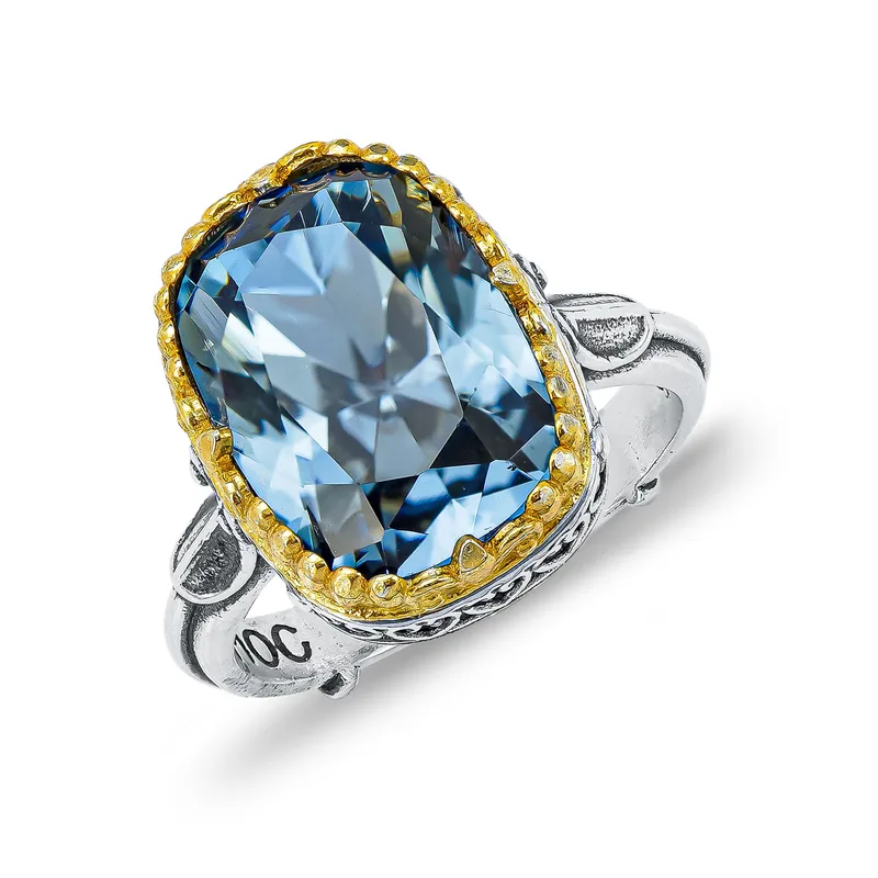 DIMITRIOS Γυναικείο Δαχτυλίδι με Swarovski από Δίχρωμο Ασήμι D62