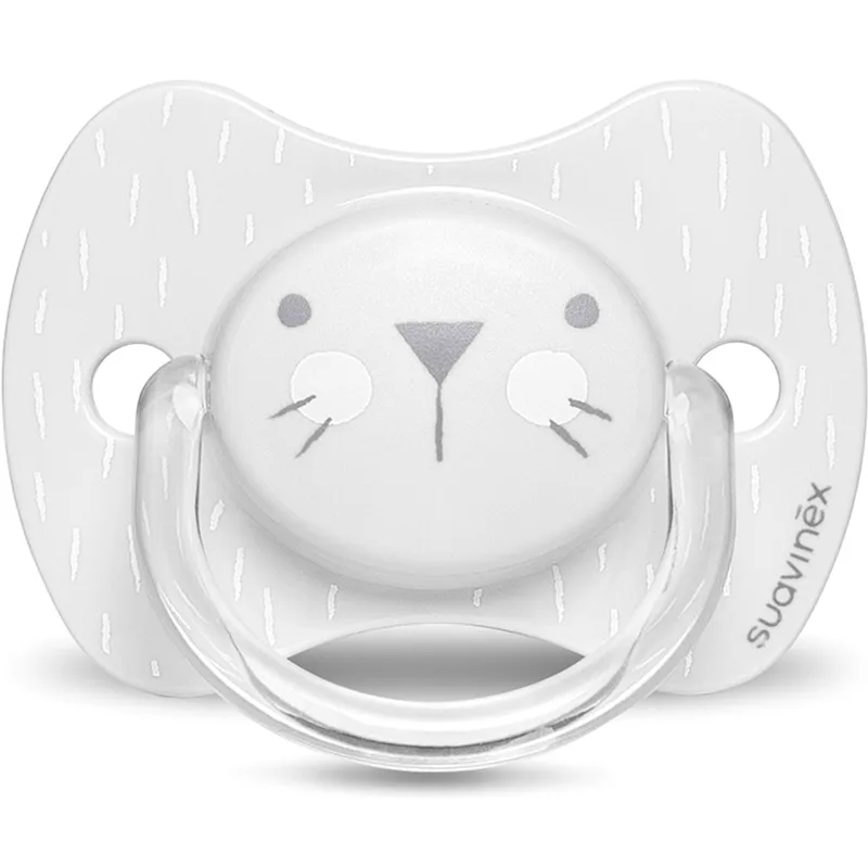 Πιπίλα Ανατομική Suavinex 306590 Whiskers Grey 0-6m