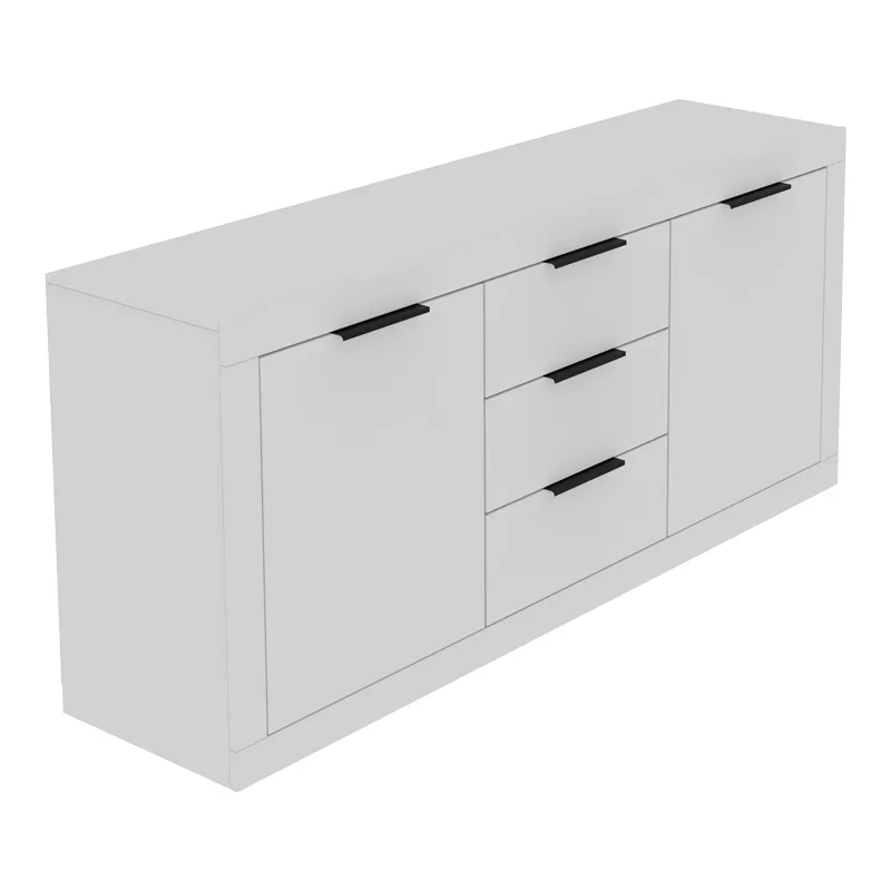 Μπουφές Doha pakoworld σε λευκή απόχρωση 180x45x80.5εκ - PAKO WORLD - 361-000073