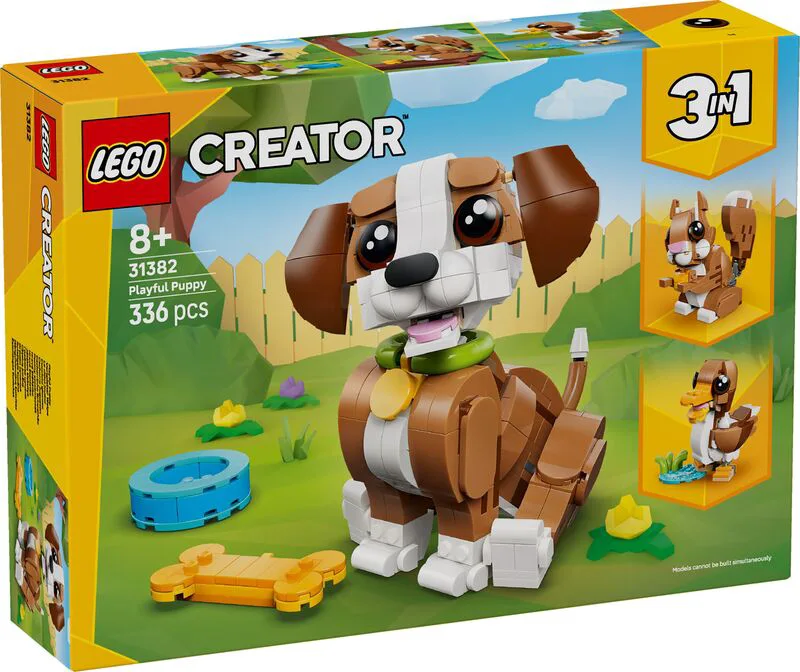 LEGO® Creator 3in1 Cute Animals: Playful Puppy Dog (31382)