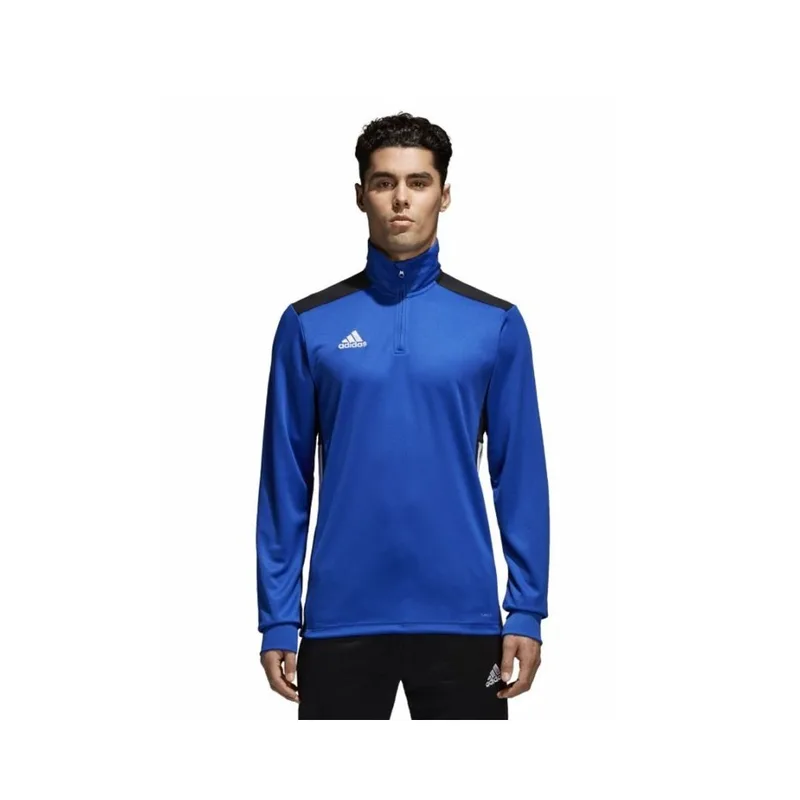 Adidas Regista 18 Training Ανδρική Μπλούζα με Φερμουάρ Μακρυμάνικη Μπλε CZ8649