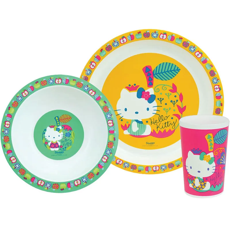 Παιδικό Σετ Φαγητού 3τμχ Ango 5988 Hello Kitty