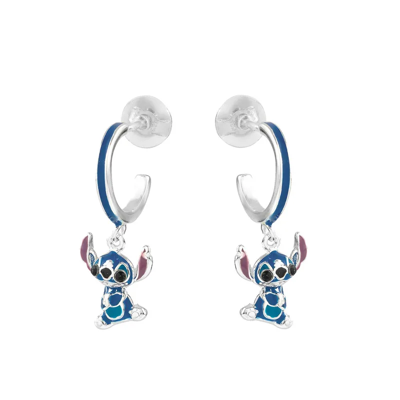 DISNEY Σκουλαρίκια Από Ασήμι Με τον Stitch ES00098SRHL