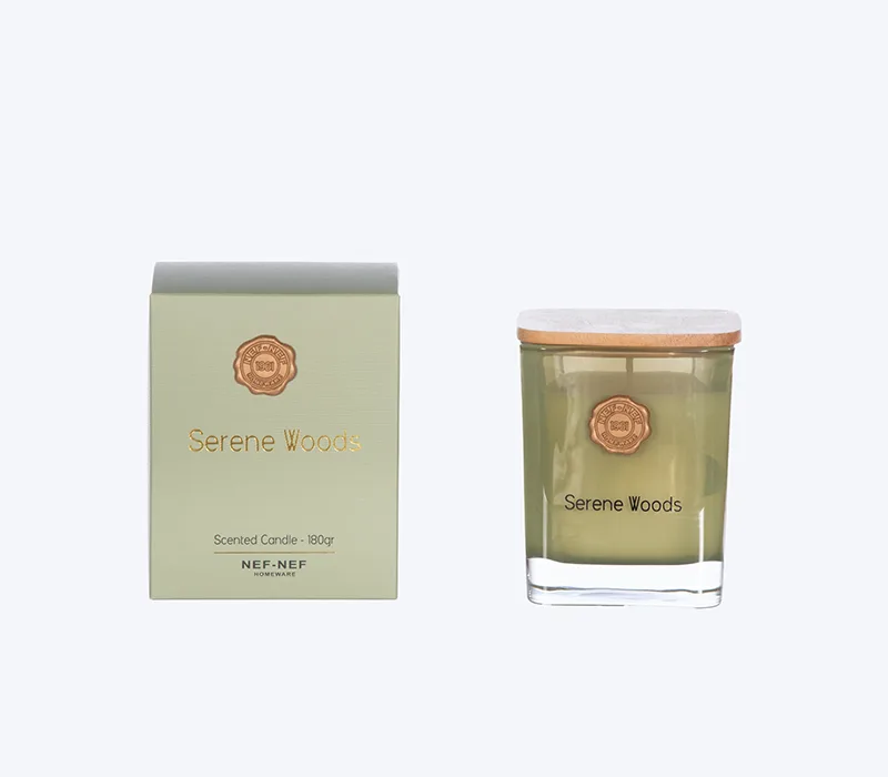 Αρωματικό Κερί Nef-Nef Homeware Serene Wood 180gr