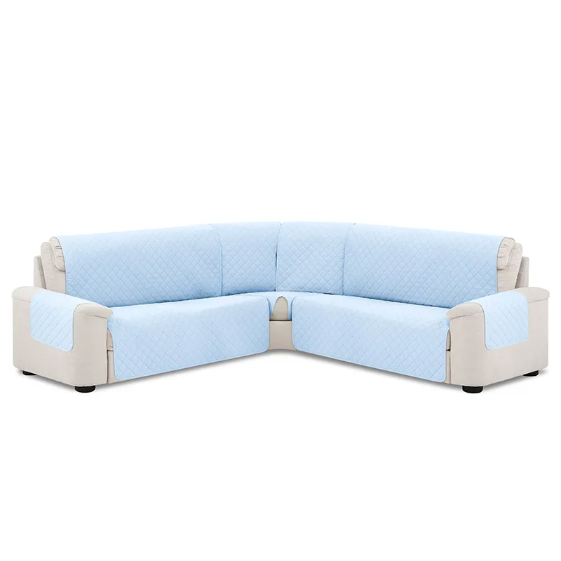 Σταθερά Καλύμματα Καναπέ Γωνία Ισομερή Universal Quilt - C/24 Ανοιχτό Μπλε - 400cm (400cm)