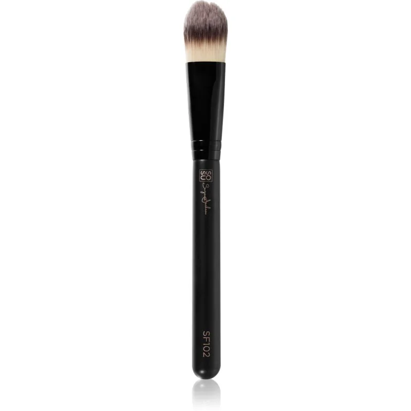 SOSU Cosmetics Brush Foundation επίπεδο πινέλο για μεικ απ Sf102 1 τμχ