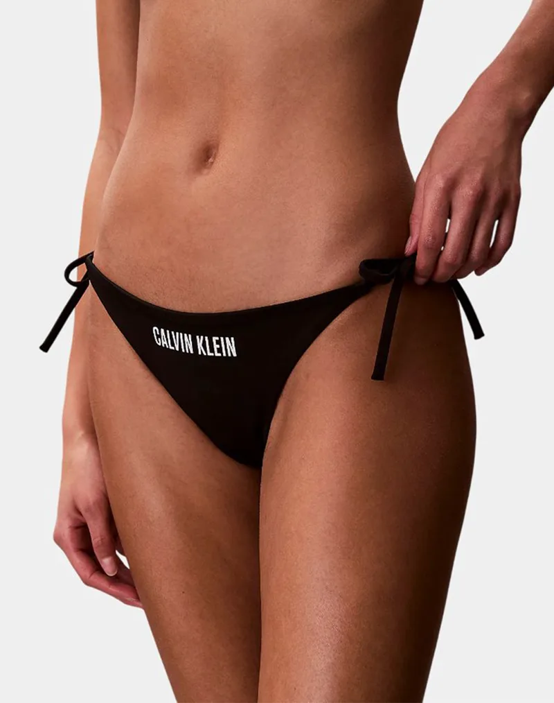 CALVIN KLEIN JEANS SIDE TIE BOTTOM LV00Q61220-UB1 Black